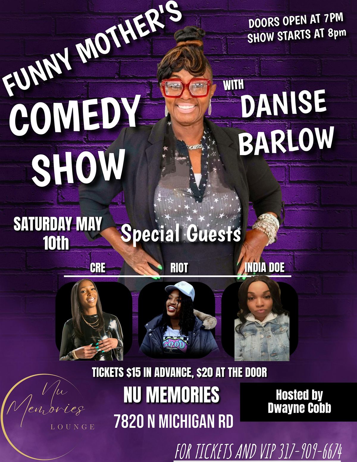 FUNNY MOTHER’S COMEDY SHOW, 10 May | Event in Indianapolis | AllEvents