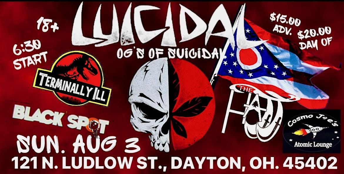 Luicidal. The OG's of Suicidal Tendencies, 3 August | Event in Dayton | AllEvents