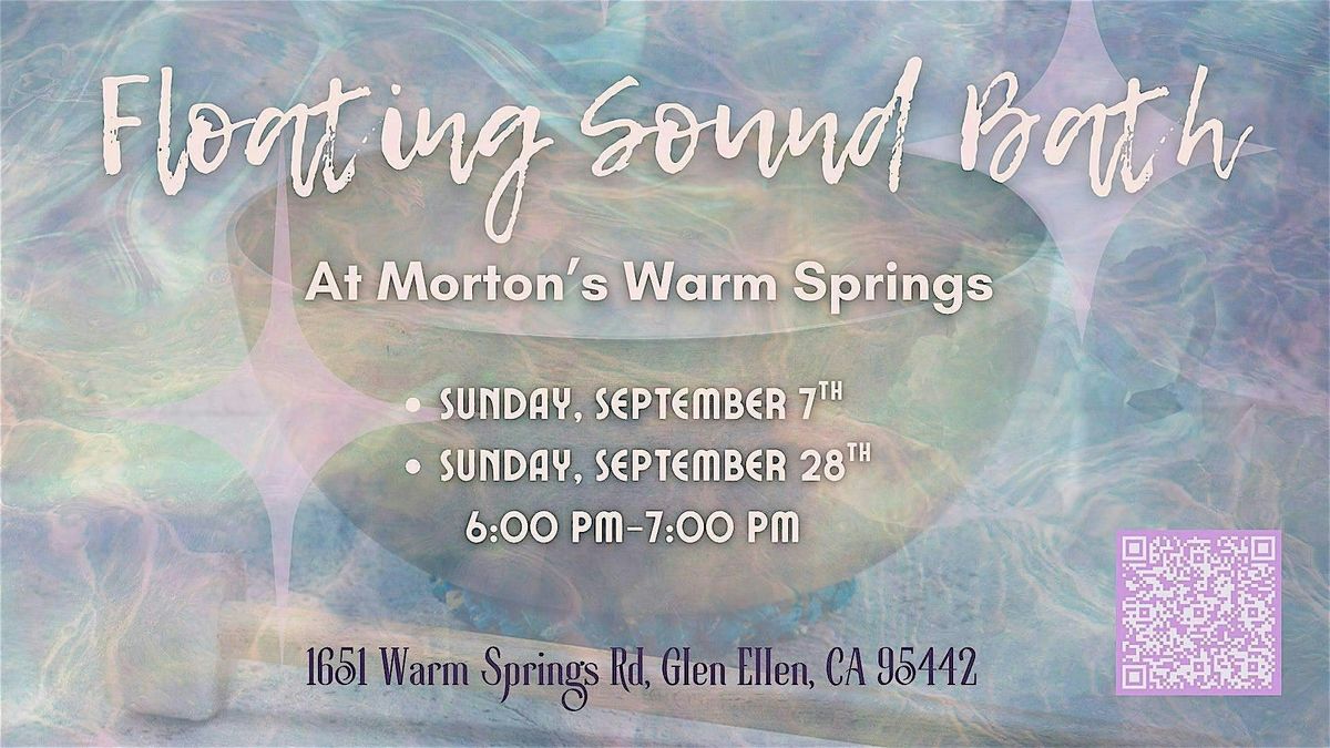 Floating Sound Bath at Morton's Warm Springs, 7 September | Event in Glen Ellen | AllEvents