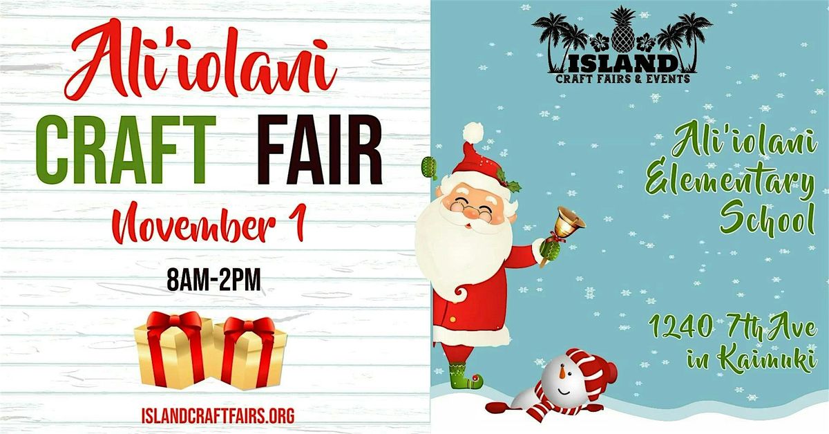 Aliiolani Craft Fair, 1 November | Event in Honolulu | AllEvents