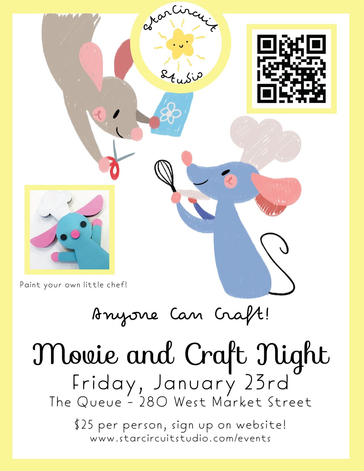 Anyone Can Craft! Movie and Craft Night