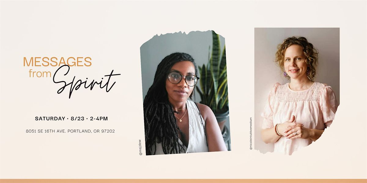 Messages from Spirit, 23 August | Event in Portland | AllEvents