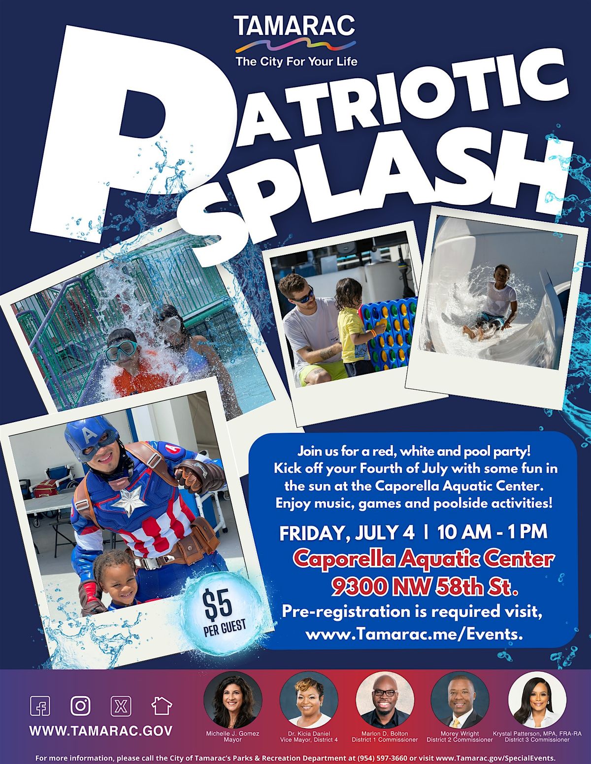 Patriotic Splash, 4 July | Event in Tamarac | AllEvents