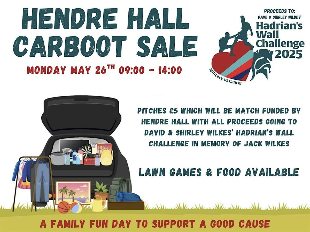 Llwyngwrils Biggest Charity Car boot Sale, 26 May | Event in Llwyngwril | AllEvents