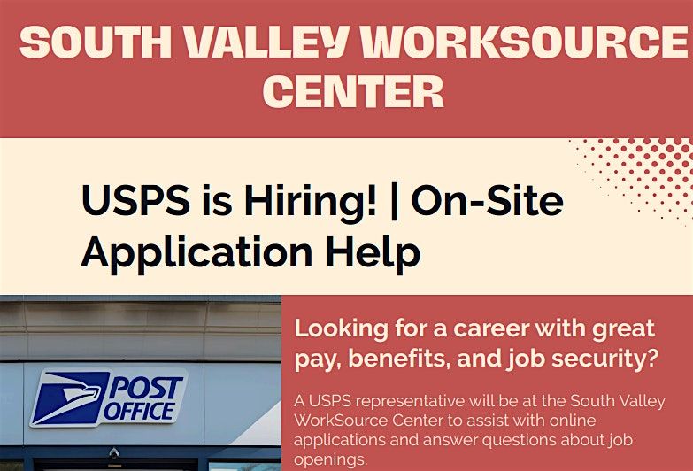 USPS is Hiring!  On-Site Application Help  - August 25, 2025, 25 August | Event in Los Angeles | AllEvents
