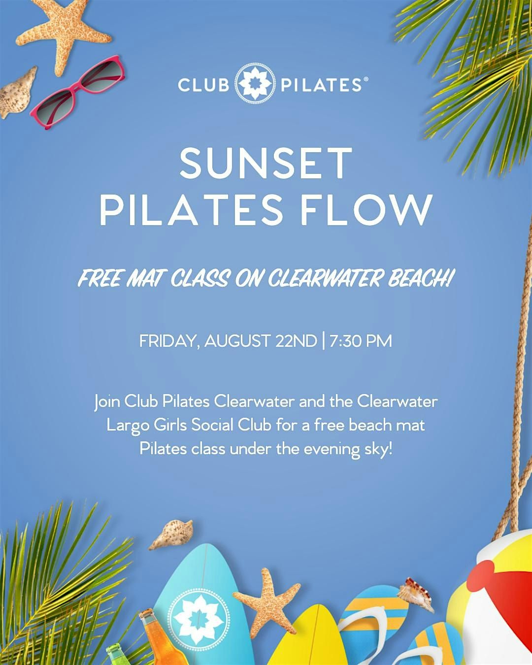 Sunset Beach Flow, 22 August | Event in Clearwater | AllEvents
