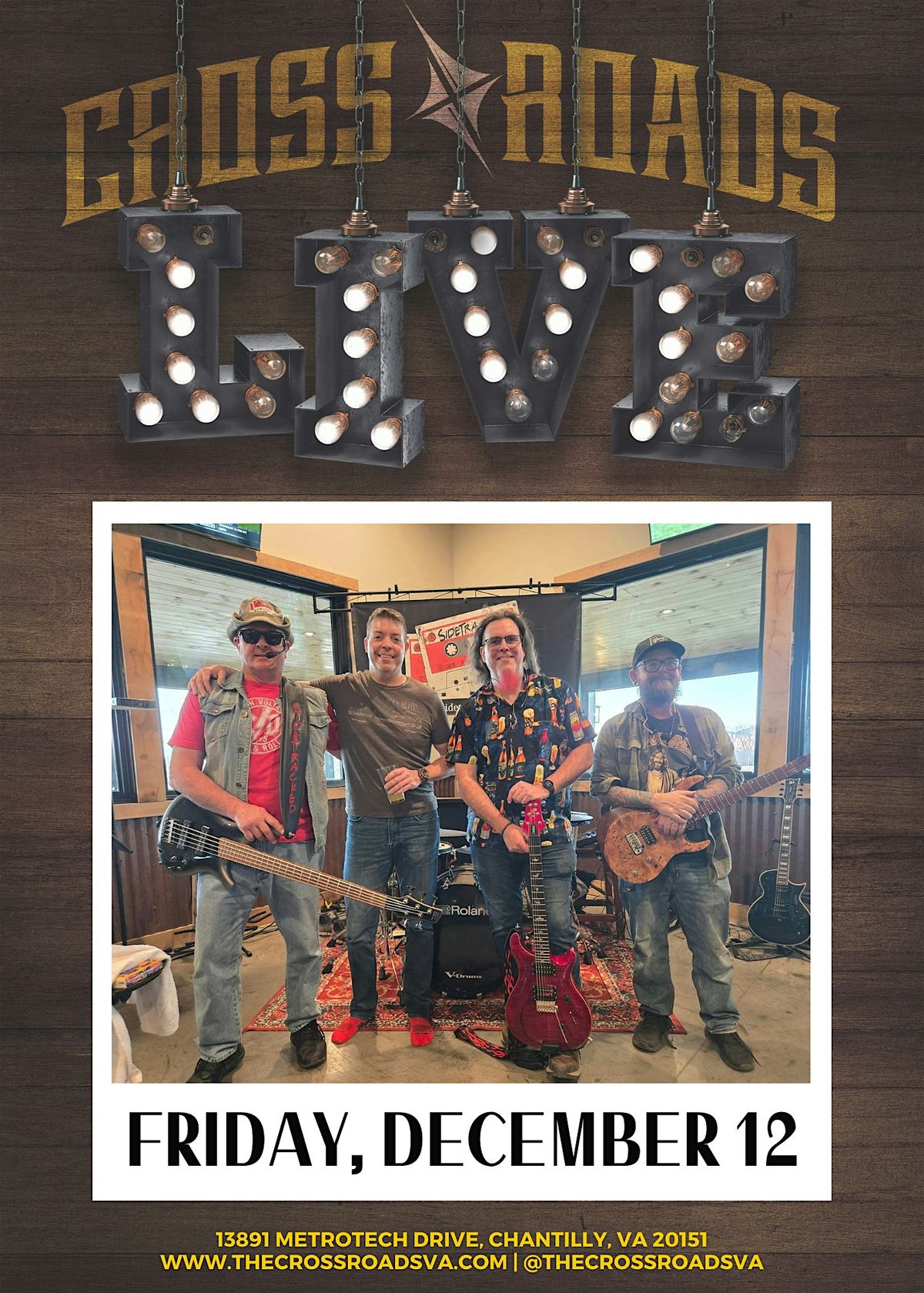 Crossroads Live Presents: SideTracked, 12 December | Event in Chantilly | AllEvents