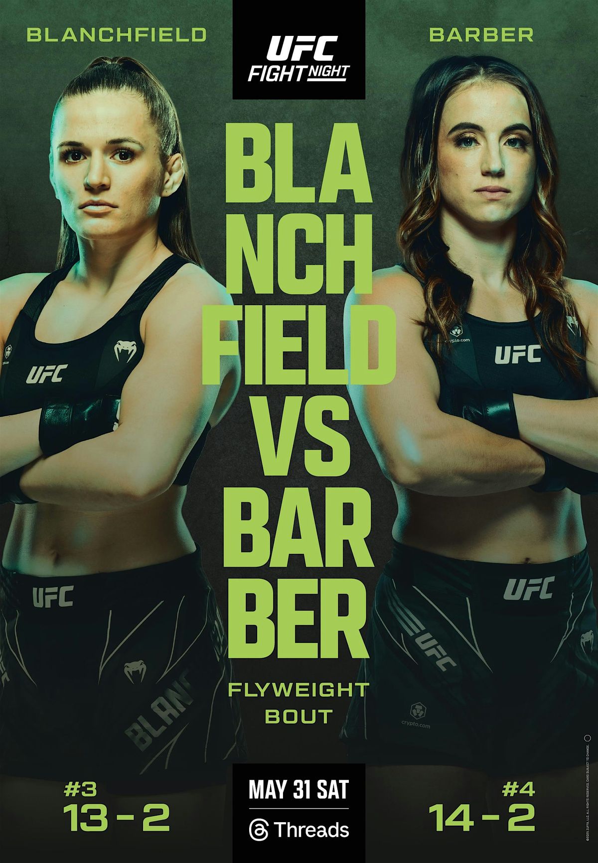 UFC Fight Night: Blanchfield vs. Barber, 31 May | Event in Queens | AllEvents