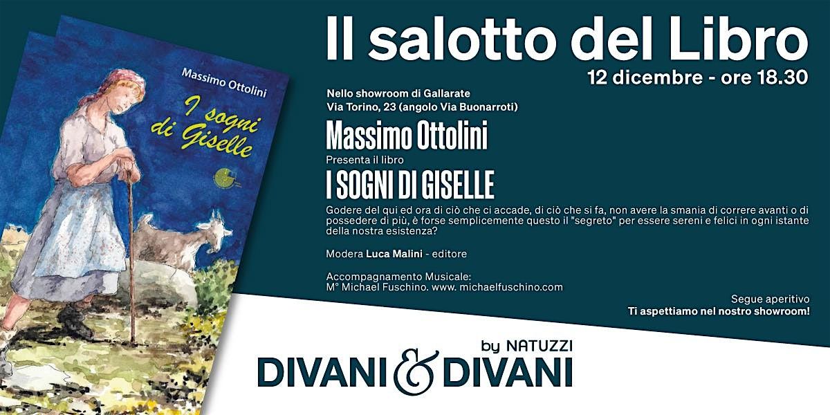 Il Salotto del Libro Divani&Divani by Natuzzi – Gallarate, 12 December | Event in Gallarate | AllEvents