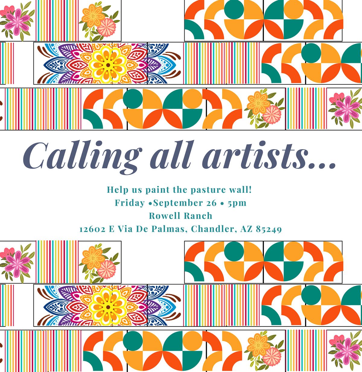 Paint the Pasture Mural, 26 September | Event in Chandler | AllEvents