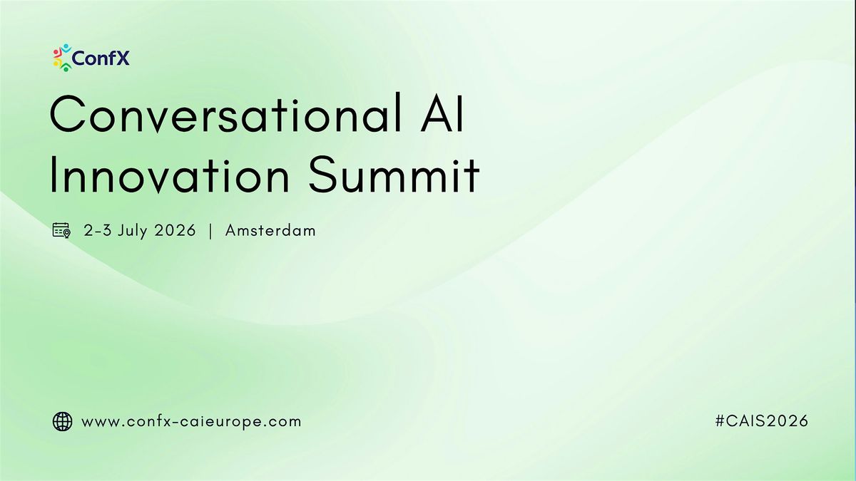 Conversational AI Innovation Summit, 2 July | AllEvents