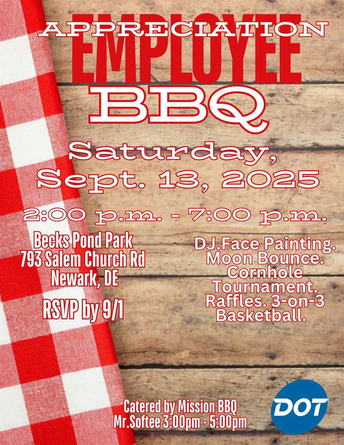 Employee Appreciation BBQ, 13 September | Event in Newark | AllEvents
