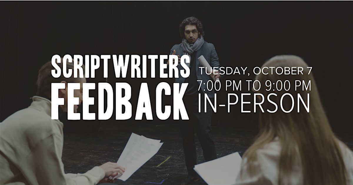 Feedback for ScriptWriters (In-Person Gathering), 7 October | Event in Dallas | AllEvents