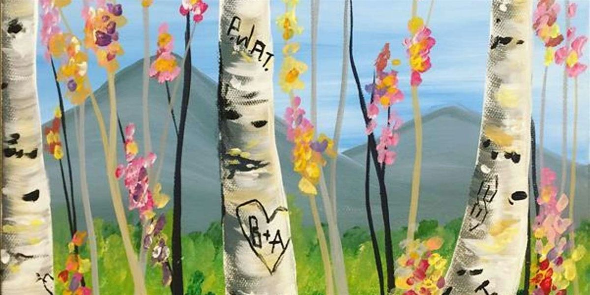 Mountain View Blossoms Scene - Paint and Sip by Classpop!™, 25 June | Event in San Antonio | AllEvents