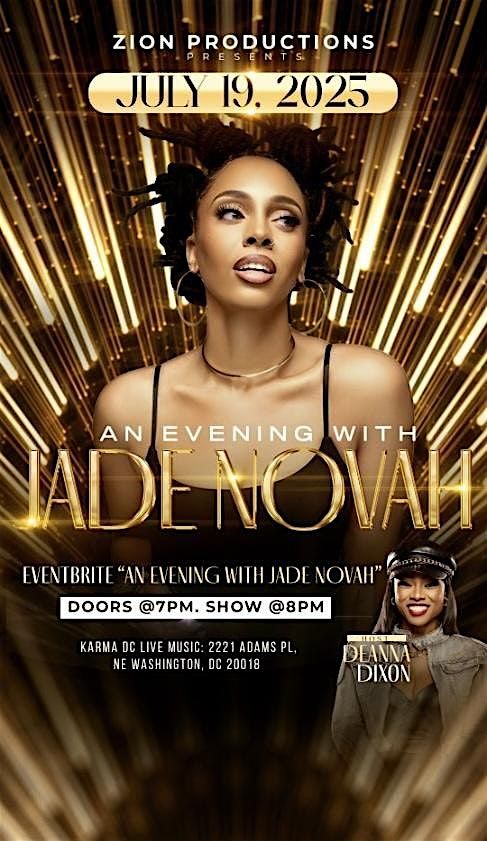 An Evening with Jade Novah, 19 July | Event in Washington | AllEvents