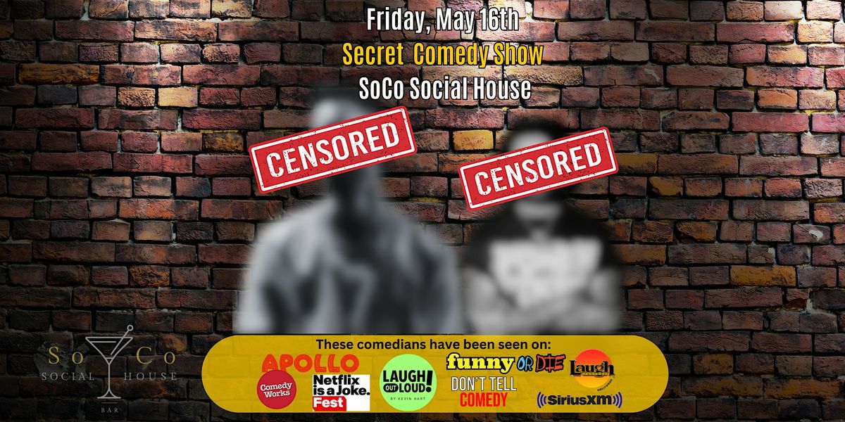 Secret Comedy Show at SoCo Social House, 16 May | Event in Grand Junction | AllEvents