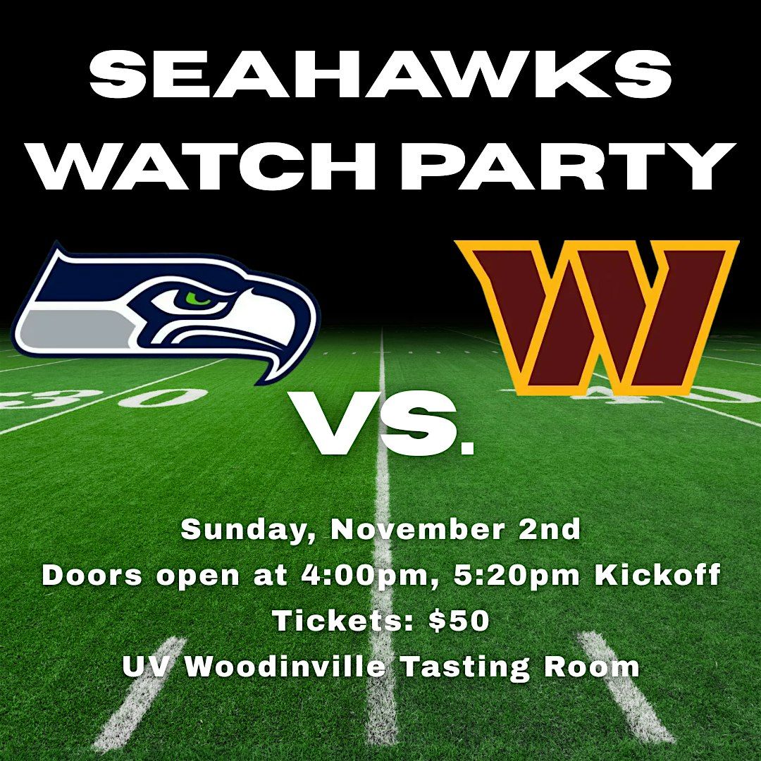 Football Watch Party - Seahawks vs. Commanders, 2 November | Event in Woodinville | AllEvents