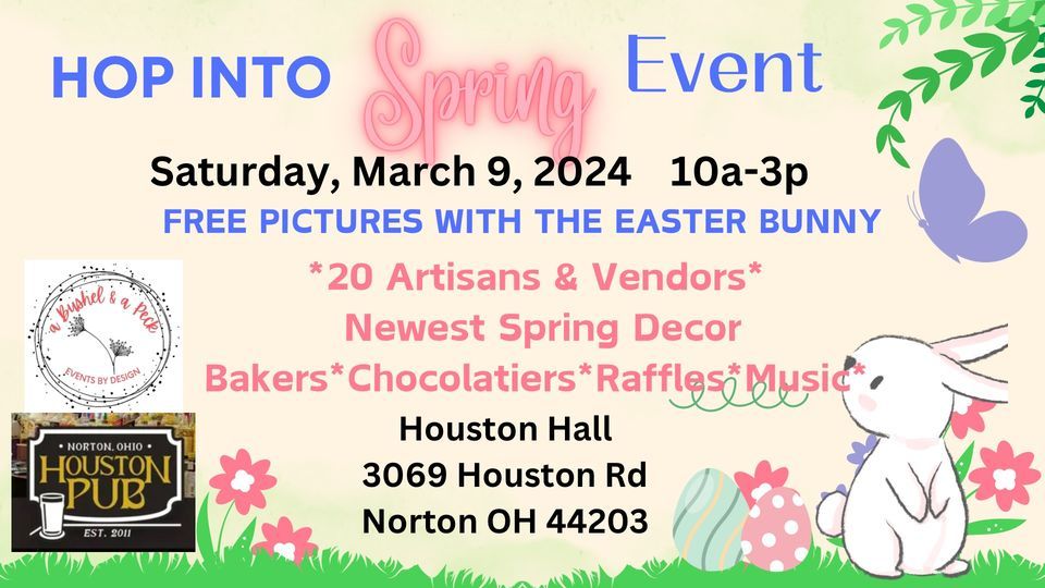 Hop Into Spring Market Event with The Easter Bunny, Houston Pub, Norton, 9 March 2024 AllEvents.in