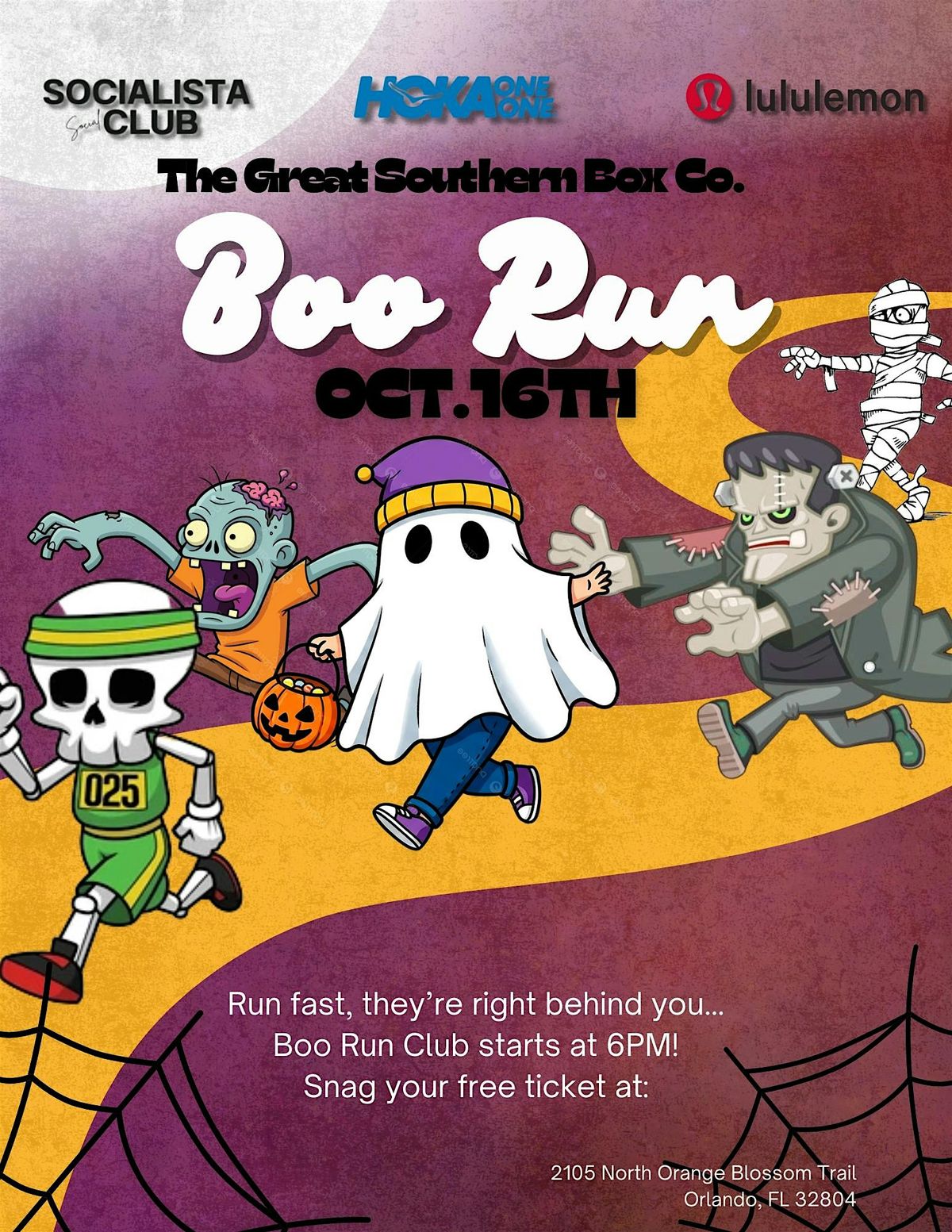 Boo Run Club, 16 October | Event in Orlando | AllEvents