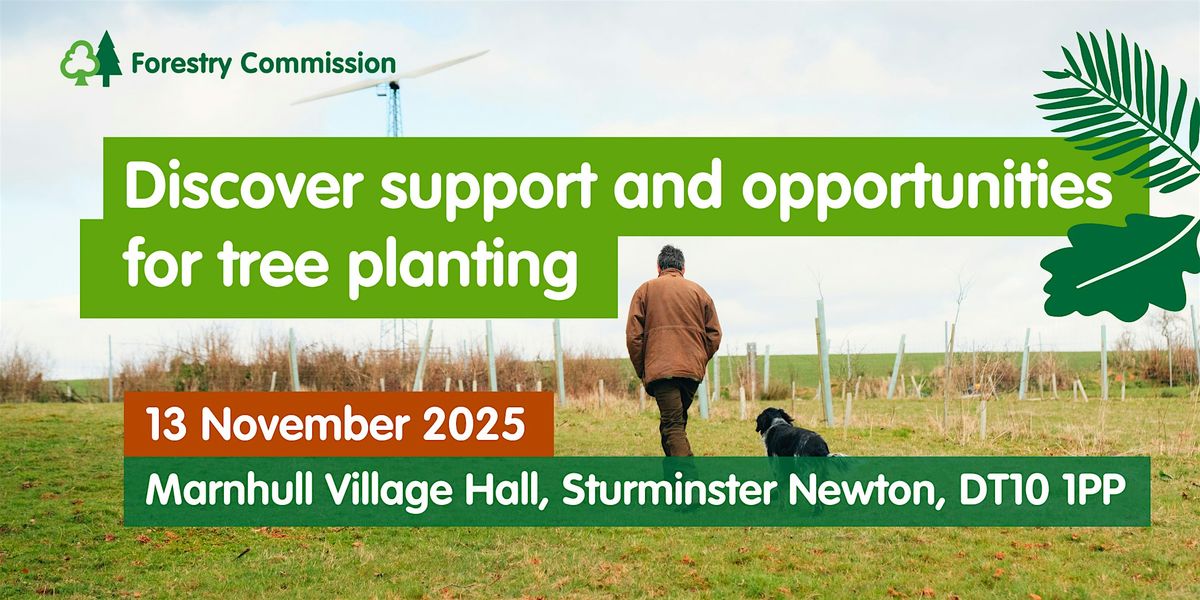 Discover support and opportunities for tree planting - Marnhull, 13 November | Event in Marnhull | AllEvents