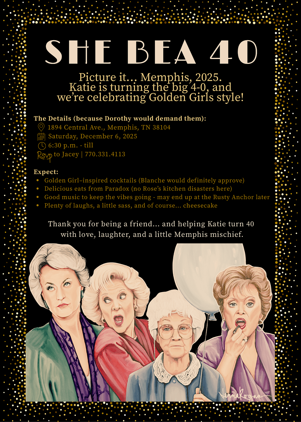 SHE BEA 40, 6 December | Event in Memphis | AllEvents