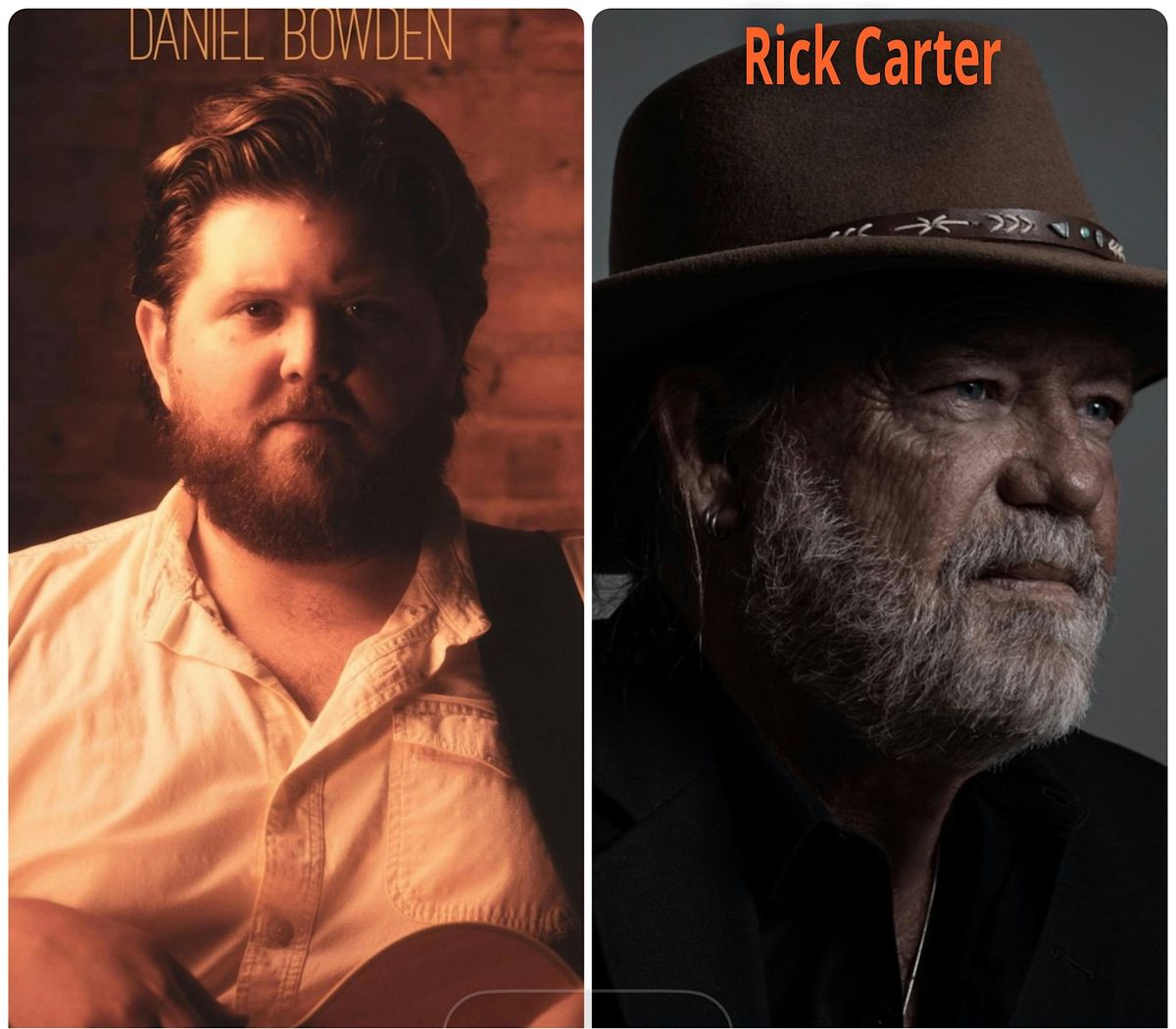 Daniel Bowden and Rick Carter  Songs of Kris Kristofferson and John Prine, 14 August | Event in Birmingham