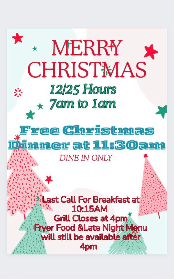 Free Christmas Dinner, Home Tavern, Logan, 25 December 2023 | AllEvents