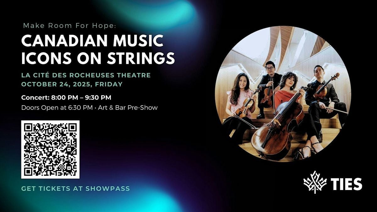 Make Room for Hope: Celebrating Canadian Music Icons on Strings, 24 October | Event in Calgary | AllEvents