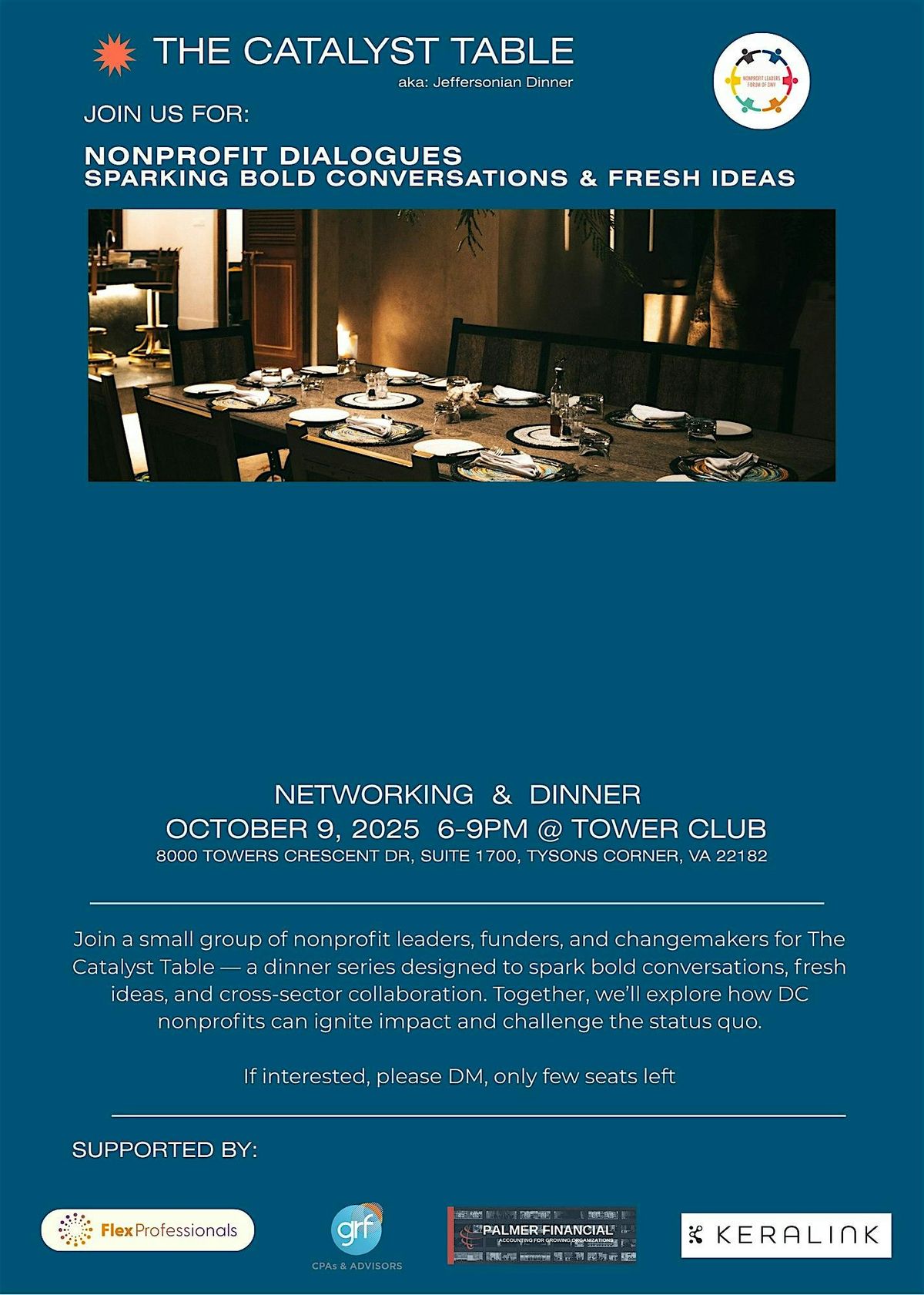 The Catalyst Table: Sparking Nonprofit Dialogue  & Solutions for Today!, 9 October | Event in Vienna | AllEvents
