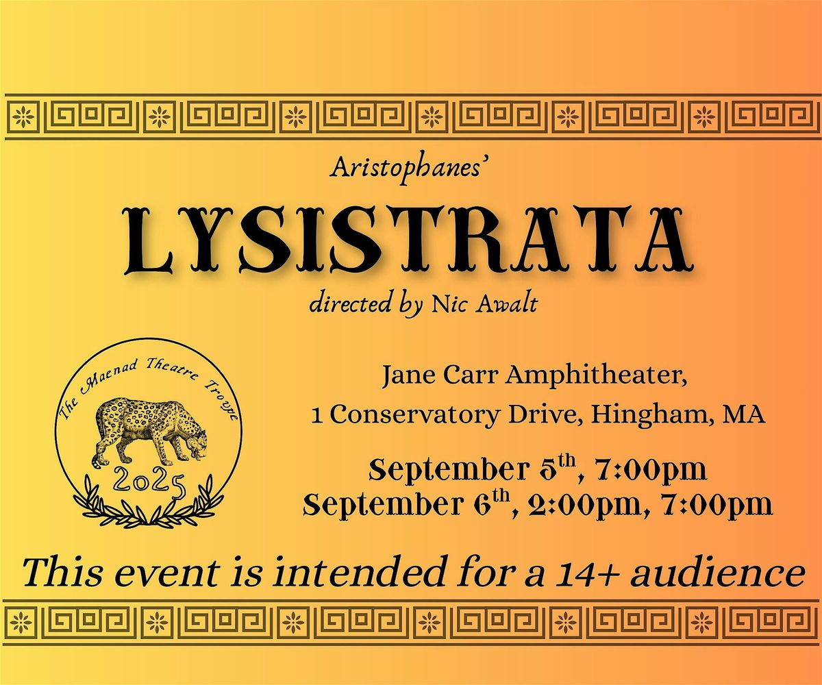 Lysistrata, 5 September | Event in Hingham | AllEvents