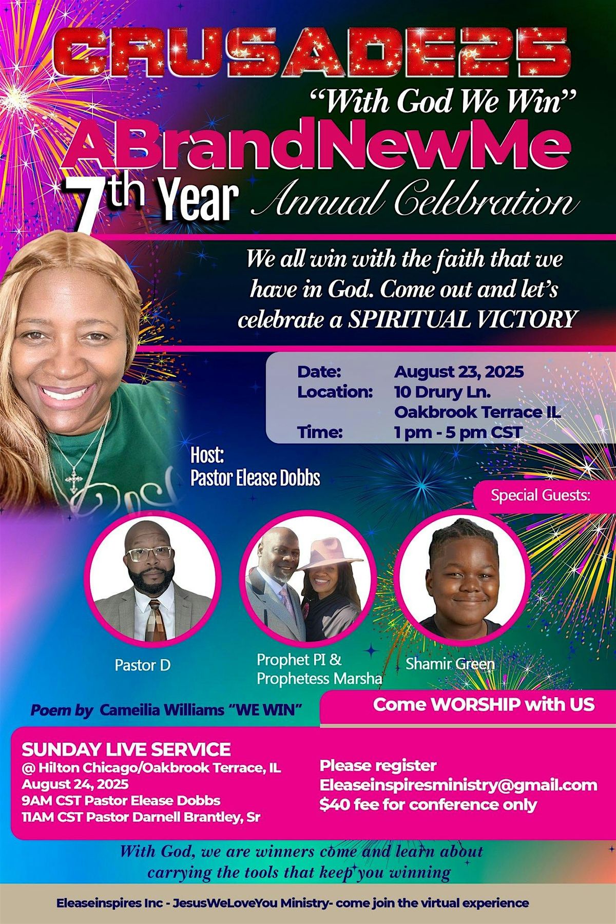 7th annual ABRANDNEWME Crusade, 23 August | Event in Oakbrook Terrace | AllEvents