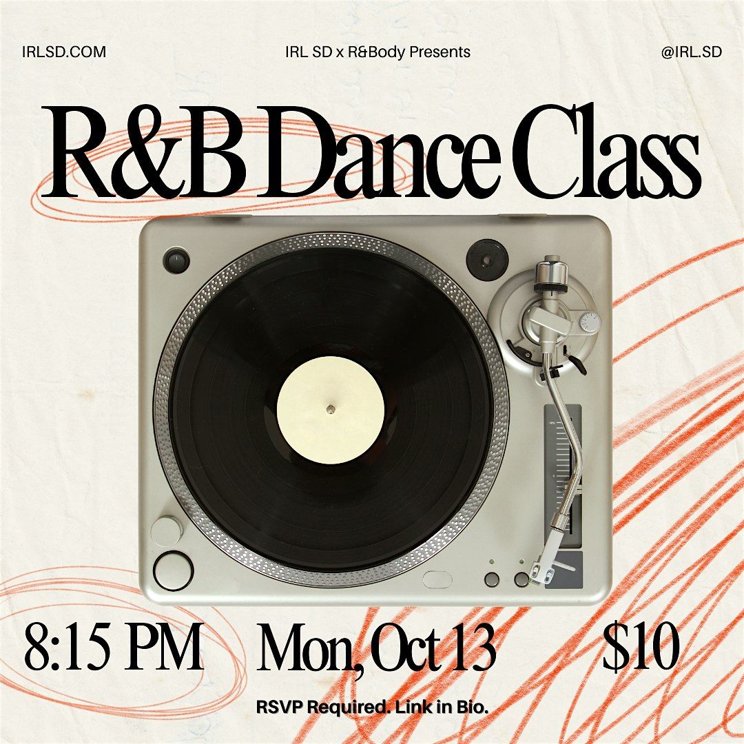 R&B Dance Class, 13 October | Event in San Diego | AllEvents