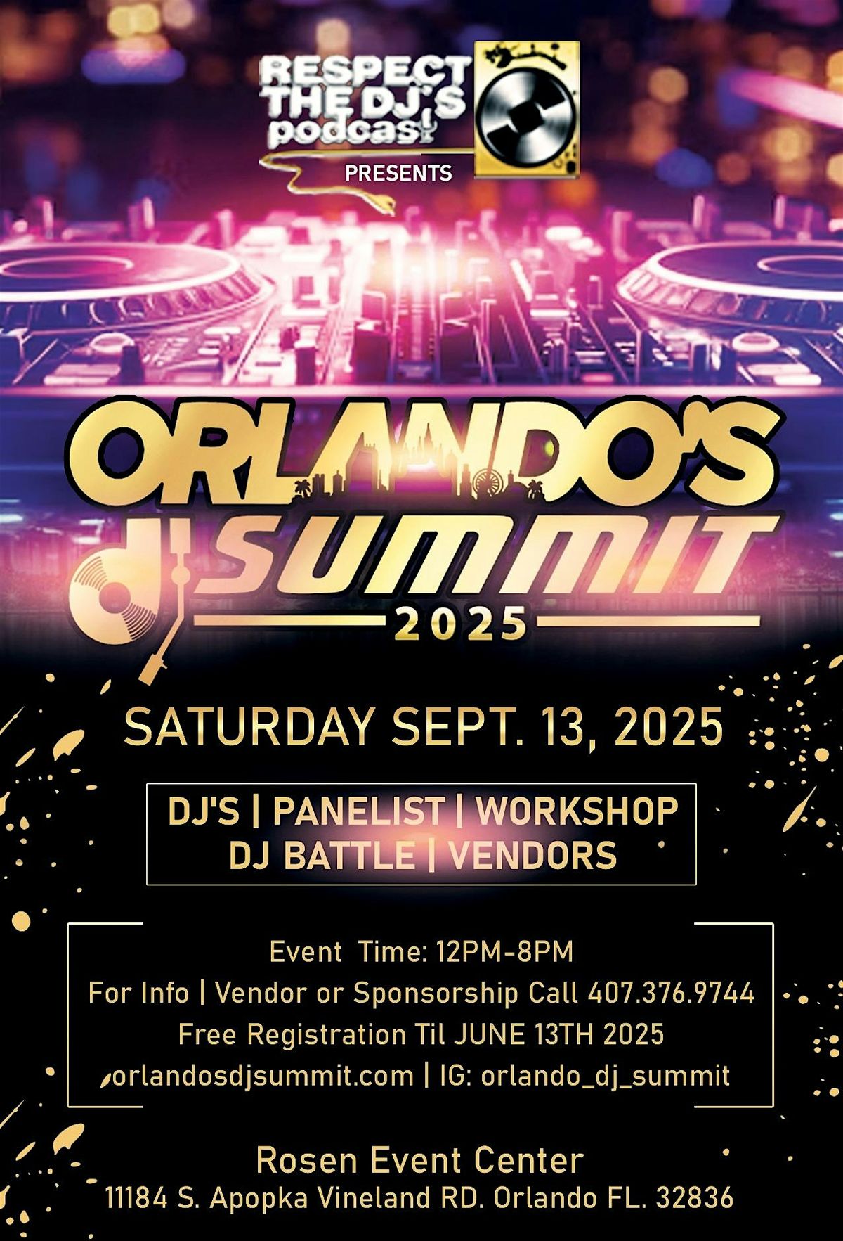 Orlando's DJ Summit 2025, 13 September | Event in Orlando | AllEvents