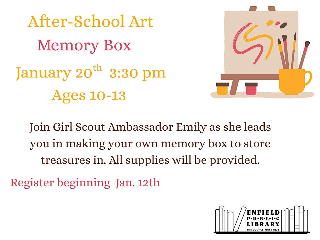 Memory Box, 20 January | Event in Enfield | AllEvents