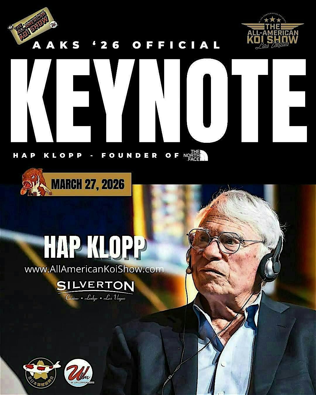 The North Face Founder Hap Klopp Brings Innovation to the AAKS '26, 28 March | Event in Las Vegas | AllEvents