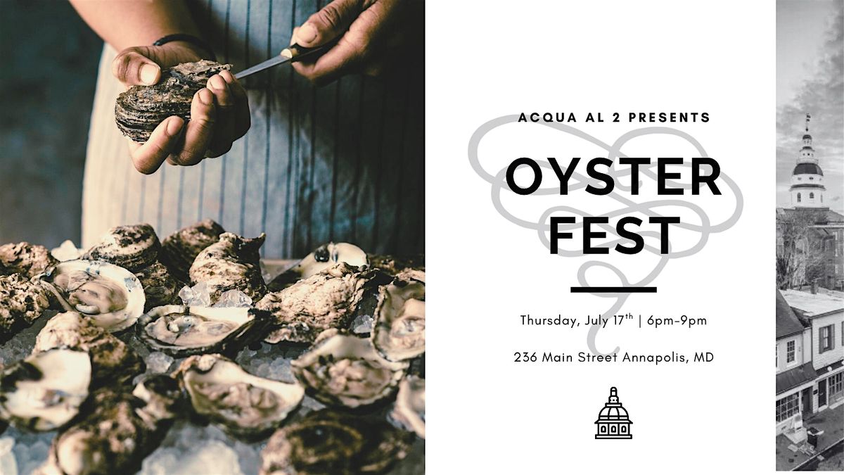 Oyster Fest, 17 July | Event in Annapolis | AllEvents