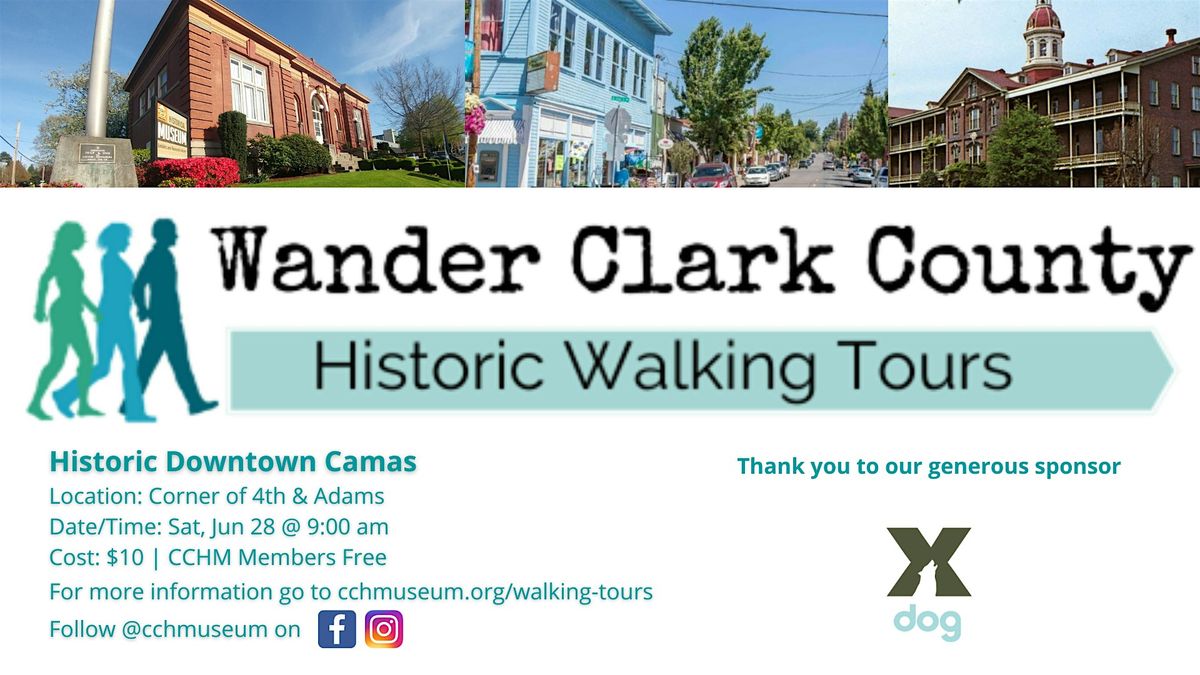 Wander Clark County - Historic Downtown Camas, 28 June | Event in Camas | AllEvents