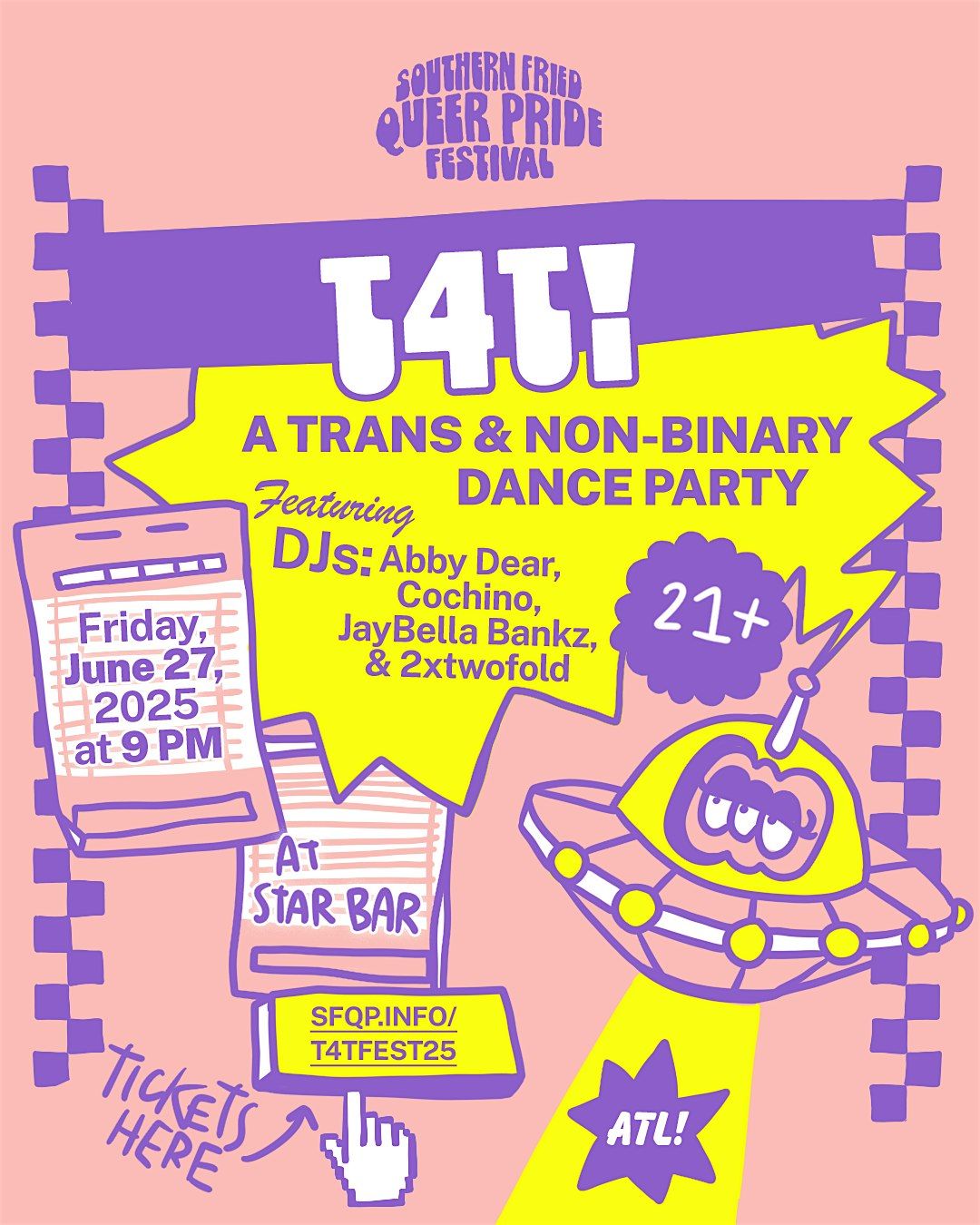 T4T! A Trans and Non-Binary Dance Party, 27 June | Event in Atlanta | AllEvents
