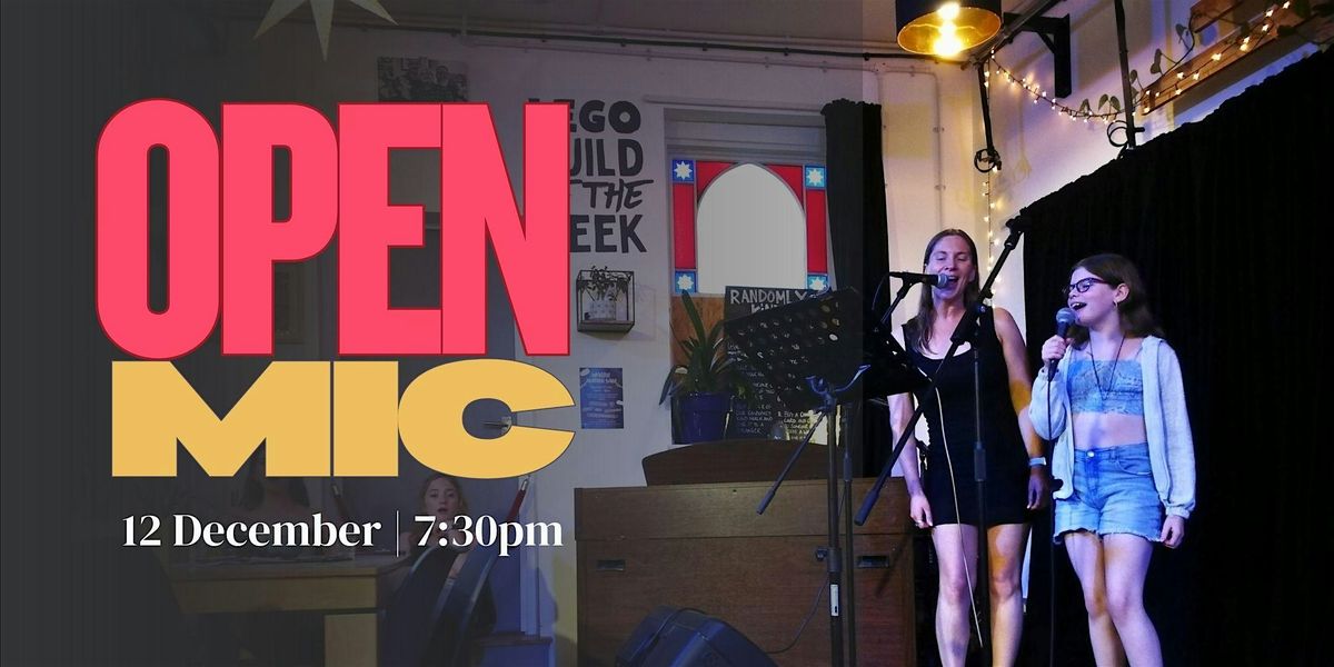 Open Mic, 12 December | Event in Axminster | AllEvents