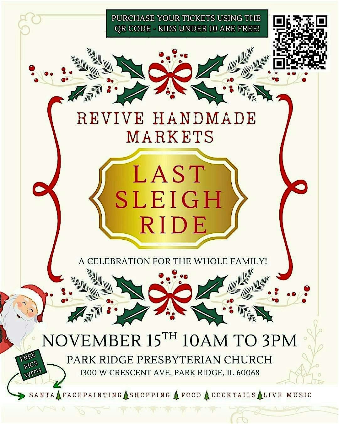 Revive Handmade Markets Last Sleigh Ride, 15 November | Event in Park Ridge | AllEvents