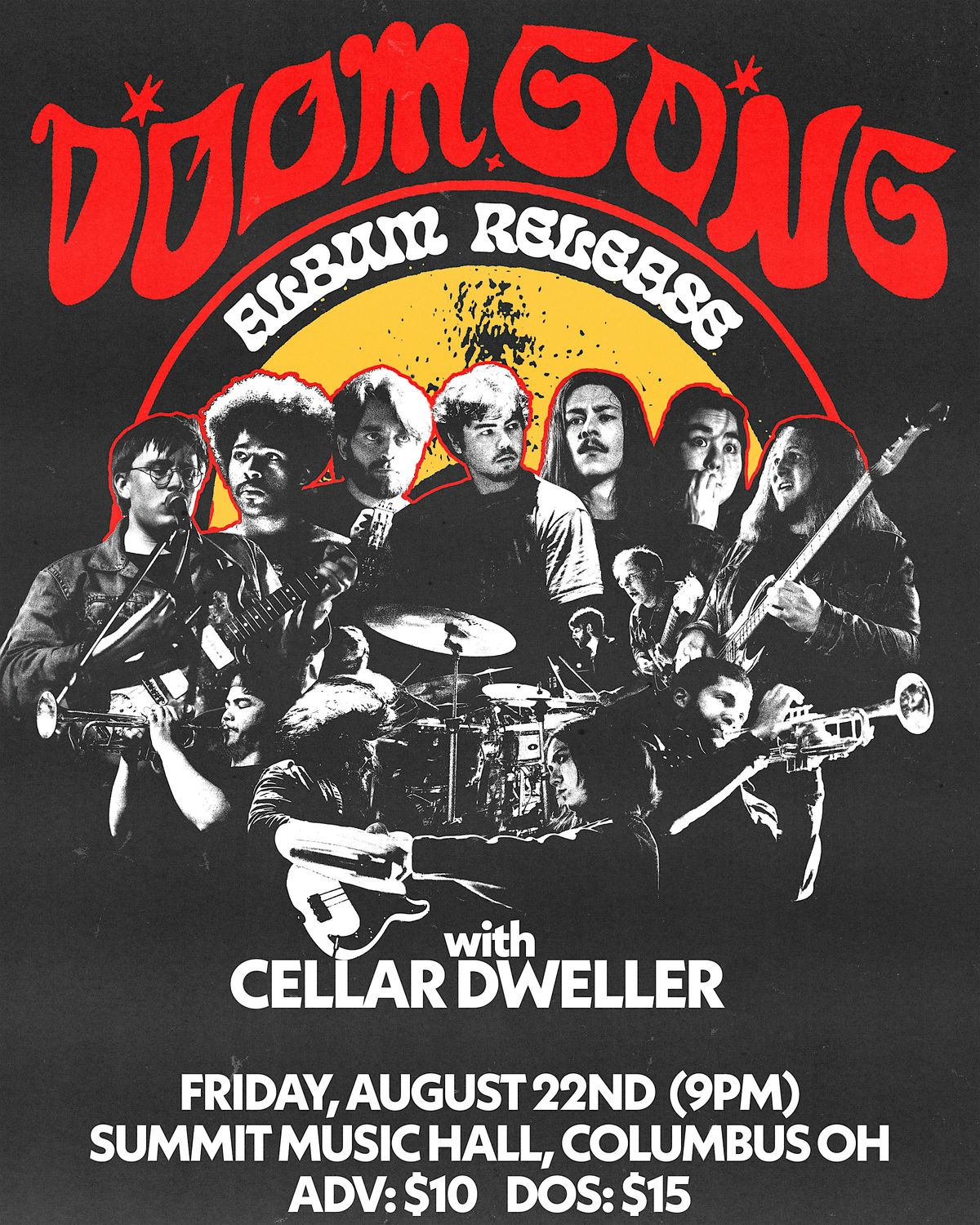 Doom Gong & Cellar Dwellar @ The Summit Music Hall, 22 August | Event in Columbus | AllEvents