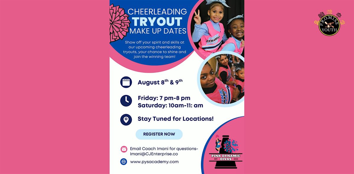 PYS Academy PG County Chapter - Pink Dynamic Divas Make‑Up Tryouts | Event in Oxon Hill | AllEvents