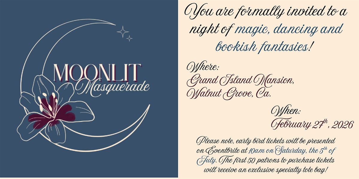 Moonlit Masquerade, 27 February | Event in Walnut Grove | AllEvents