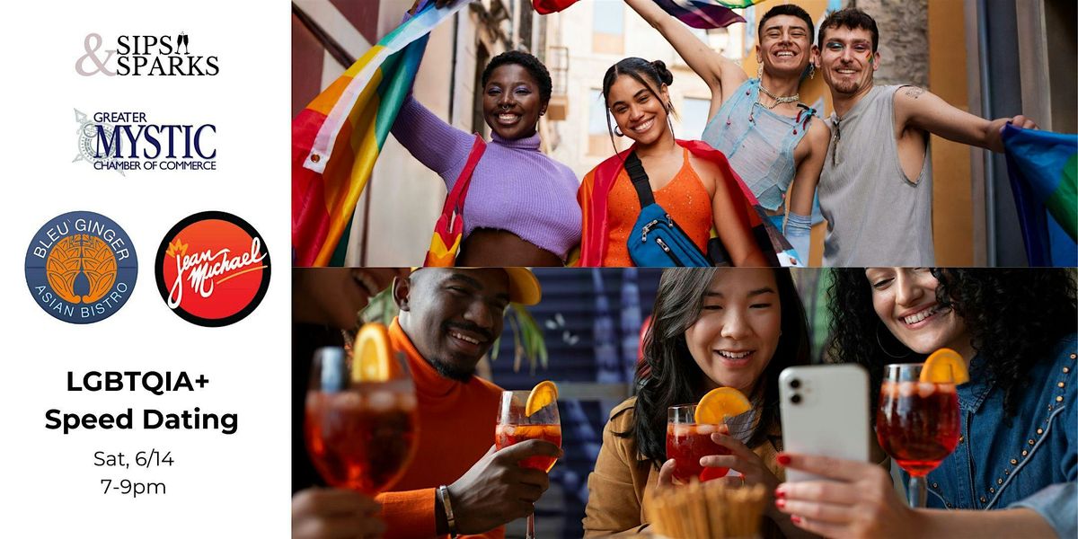 LGBTQIA+ Speed Dating, Mystic, CT at Bleu Ginger, 14 June | Event in Groton | AllEvents