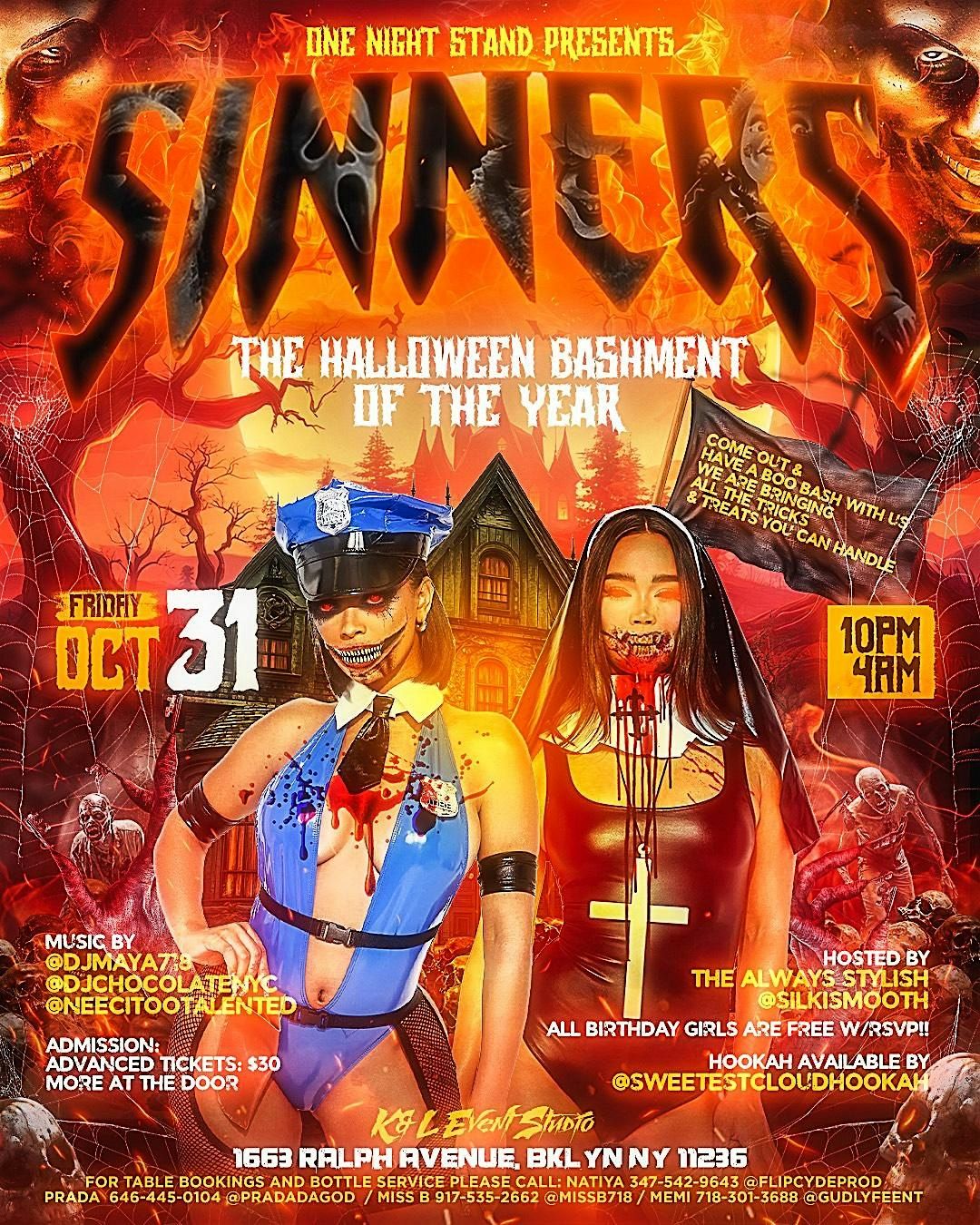 SINNERS, 1663 Ralph Ave, Brooklyn, 31 October 2025 | AllEvents