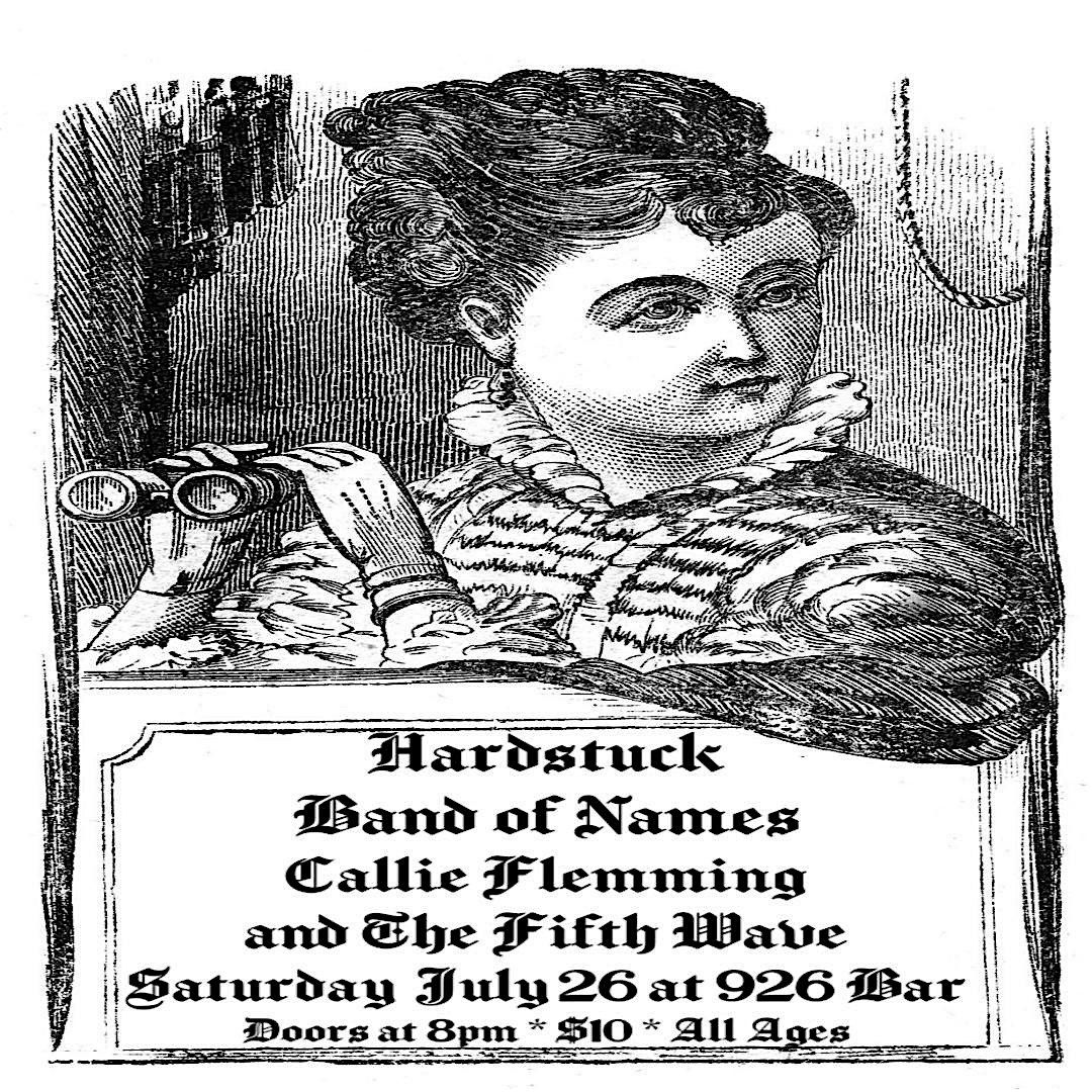 Hardstuck w/ Band of Names, Callie Flemming & The 5th Wave at 926 Bar, 26 July | Event in Tallahassee