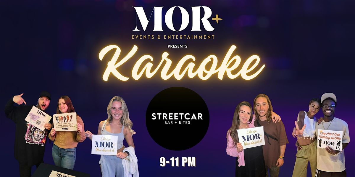 MOR Karaoke at Streetcar Bar + Bites | Event in Charlotte | AllEvents