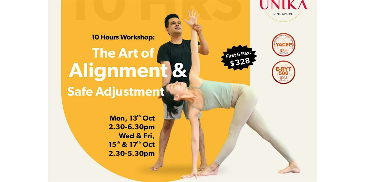 10-hour Yoga workshop: The Art of Alignment & Safe Adjustment, 13 October | Event in Singapore | AllEvents