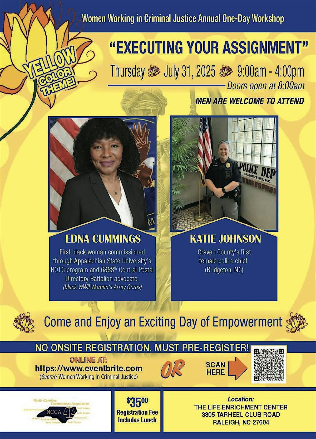 Women Working In Criminal Justice Workshop, 31 July | Event in Raleigh | AllEvents