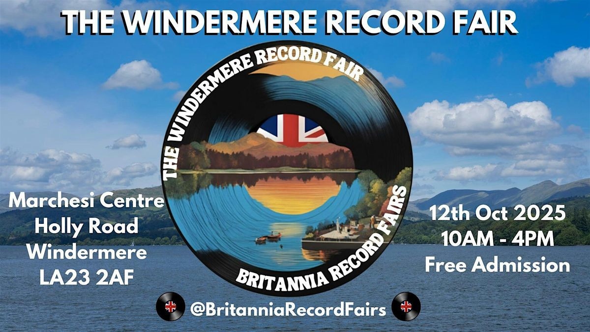 The Windermere Record Fair, 12 October | Event in Windermere | AllEvents